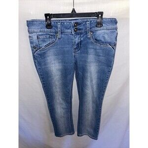 #Hydraulic Lola Curvy Jeans Women’s Sz 11/12 Blue Cowgirl Rodeo Western Zip Fly